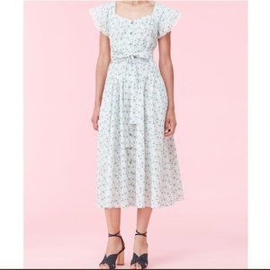 Rebecca Taylor La Vie Poppy Fields Poplin Dress LG